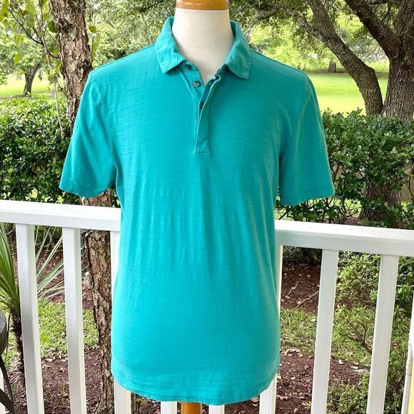 Hugo Boss Peruvian Cotton Polo. Teal. Large. - Picture 1 of 8